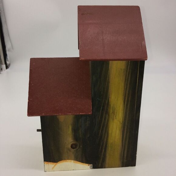 Rustic Hand Painted Winter/Christmas/Holiday Decorative Birdhouse and Plaques - Picture 10 of 10